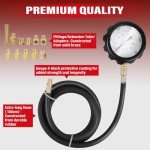 KUNTEC 0-500PSI Oil Pressure Gauge Tester Kit