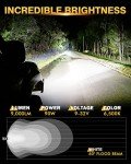 Auxbeam 4" 90W Round LED Flood Lights