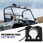 Quick-Release Rubber Clamps for ATV Tool Mounting