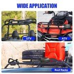 Quick-Release Rubber Clamps for ATV Tool Mounting