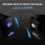 KEMIMOTO ATV/UTV Fan Override Switch Kit