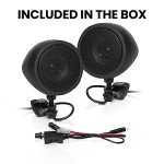 BOSS Audio 3" Bluetooth Motorcycle Speakers for ATV/UTV