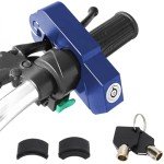 Anti-Theft Motorcycle Handlebar Lock with Keys