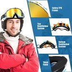 Fiada ATV Goggles - Anti Fog for Riding