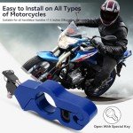 Anti-Theft Motorcycle Handlebar Lock with Keys