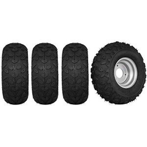 145x70-6 ATV Go Kart Tires and Rims Set
