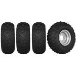 145x70-6 ATV Go Kart Tires and Rims Set