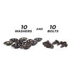 20-Piece UTV Skid Plate Washer and Bolt Kit