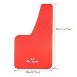 Red Universal Mudflaps for ATV and Vehicle