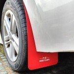 Red Universal Mudflaps for ATV and Vehicle