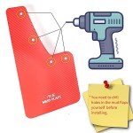 Red Universal Mudflaps for ATV and Vehicle