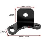 Adjustable Rear Flag Antenna Mounts for Can Am X3