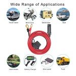 6FT SAE to O Ring Terminal Cable with Fuse