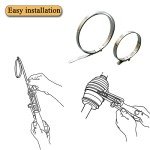 24PCS Adjustable Stainless Steel Axle Boot Clamps