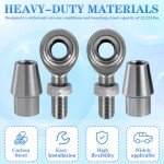 YIFUOK 1/2" Rod End Kit with Jam Nuts