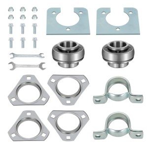 Go Kart Live Axle Bearing Kit with Hangers
