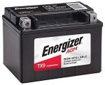Energizer TX9 AGM 12V ATV & Motorcycle Battery