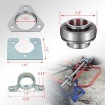 Go Kart Live Axle Bearing Kit with Hangers