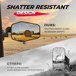 KEMIMOTO UTV Rearview Side Mirrors for Polaris, Can-Am