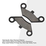 GOOFIT Motorcycle Brake Pads Replacement For 125cc 150cc ATV Dirt Pit Bike Go Kart Quad Bikes Dune Buggy 4 Wheeler