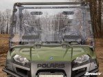 SuperATV Polaris Ranger Full-Size 570 Scratch Resistant Vented Full Windshield | Includes Pre-installed Bulb Seal.