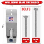 Pit Posse Spare Tire Carrier Wall Mount Bracket