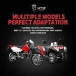 Adjustable Folding ATV and Motorcycle Mirrors 8mm/10mm