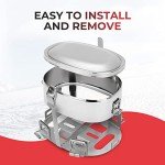 Kemimoto Stainless Muffler Exhaust Cooker for ATVs