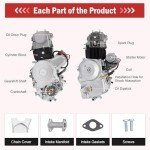 110CC 4-Stroke ATV Engine with Electric Start