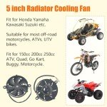 5-Inch Cooling Fan for Honda, Yamaha, Kawasaki ATVs