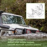 SCITOO Snorkel Kit for 2006+ Toyota FJ Cruiser
