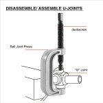 Heavy-Duty Ball Joint Removal Tool Kit - 10PCS