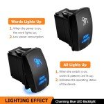 160W ATV Rock Lights Wiring Harness with Switch