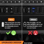 160W ATV Rock Lights Wiring Harness with Switch