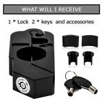 PSLER Motorcycle Handlebar Lock for Throttle Security