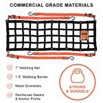 Adjustable Tailgate Cargo Net for Trucks