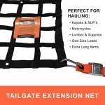 Adjustable Tailgate Cargo Net for Trucks