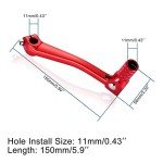 GOOFIT 11mm Folding Gear Shifter for ATVs and Dirt Bikes