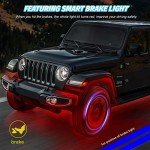RGB LED Rock Lights with Remote for ATV & UTV