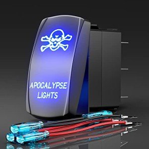 Rocker Switch for Apocalypse LED Lights, 12V/24V