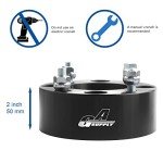 GAsupply 2" Black ATV Wheel Spacers 4x110