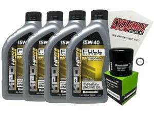 Cyclemax Synthetic Oil Change Kit for Kawasaki Teryx 800