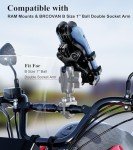 Adjustable 1'' Ball Phone Mount for ATVs and Bikes