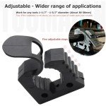2 Pack ATV Shovel Mount with Rubber Clamp Grip