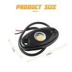 LED Rock Lights for Trucks and ATV – Green