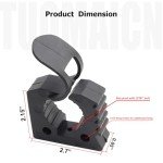 2 Pack ATV Shovel Mount with Rubber Clamp Grip