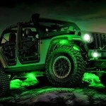 LED Rock Lights for Trucks and ATV – Green