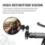 Foldable 360° Motorcycle Mirrors - 2 Pack