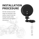 Foldable 360° Motorcycle Mirrors - 2 Pack