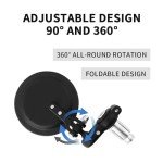 Foldable 360° Motorcycle Mirrors - 2 Pack